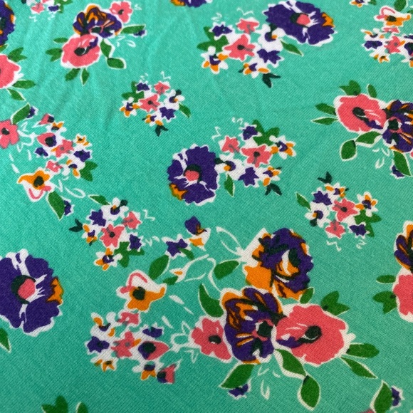 Milkmaid Goods Floral Swaddle with Matching Headband - Picture 3 of 4